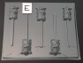 392sp Yo Yo Dude Chocolate Candy Lollipop Mold FACTORY SECOND
